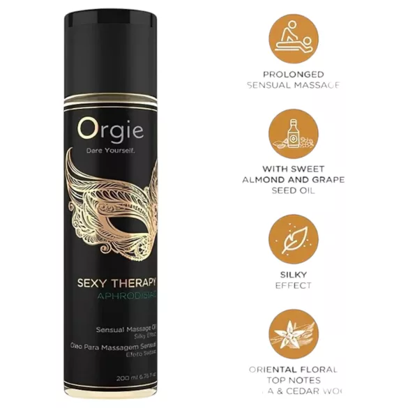 Orgie - λάδι αισθησιακού μασάζ - αφροδισιακό - 200ml