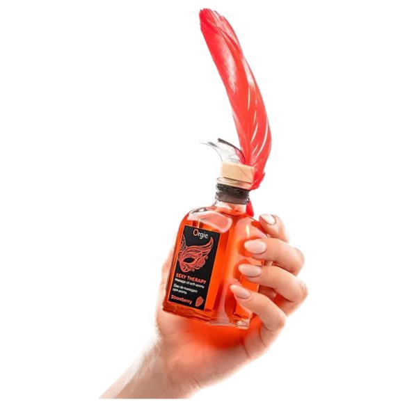 Orgie Sexy Therapy - σετ λαδιού μασάζ - φράουλα