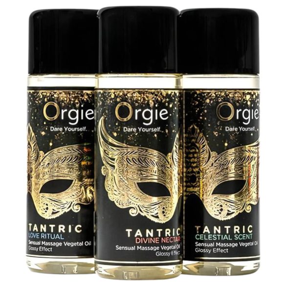 Orgie Tantric - σετ αισθησιακών ελαίων μασάζ (3x30ml)