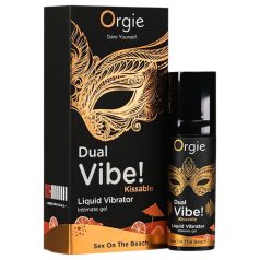   Orgie Dual Vibe - υγρό δονητή unisex - Sex on the Beach (15ml)