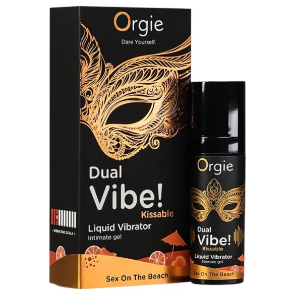Orgie Dual Vibe - υγρό δονητή unisex - Sex on the Beach (15ml)
