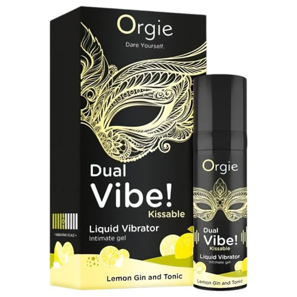 Orgie Dual Vibe - unisex υγρό δονητής - Gin Tonic (15ml)