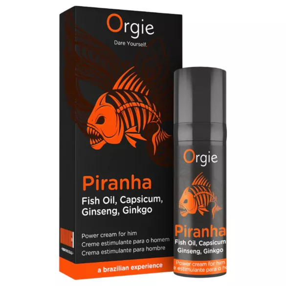 Orgie Piranha Power Cream - Διεγερτική Κρέμα για Άνδρες (15 ml)