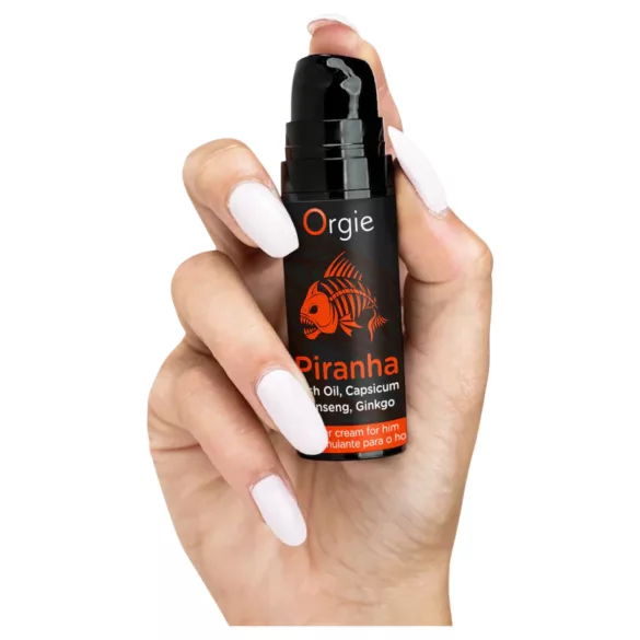 Orgie Piranha Power Cream - Διεγερτική Κρέμα για Άνδρες (15 ml)