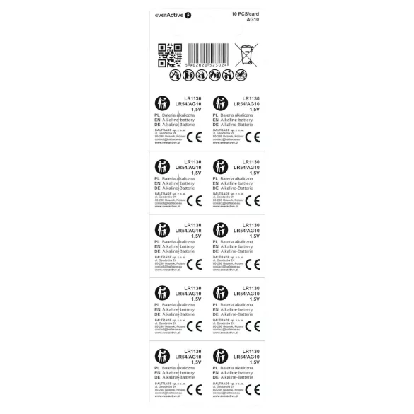 Elem - μπαταρία LR1130 / LR54 - 10 τεμάχια