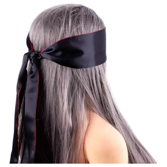 Wild Play - σατέν μάσκα ματιών - μαύρο/ροζ