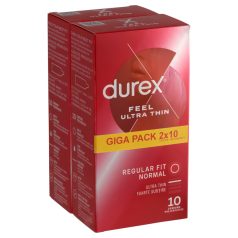   Durex Feel Ultra Thin - εξαιρετικά φυσικά προφυλακτικά (2x10 τεμ.)