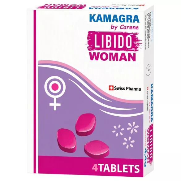 Kamagra by Carene Libido Woman - συμπλήρωμα διατροφής σε δισκία για γυναίκες - 4 τεμάχια