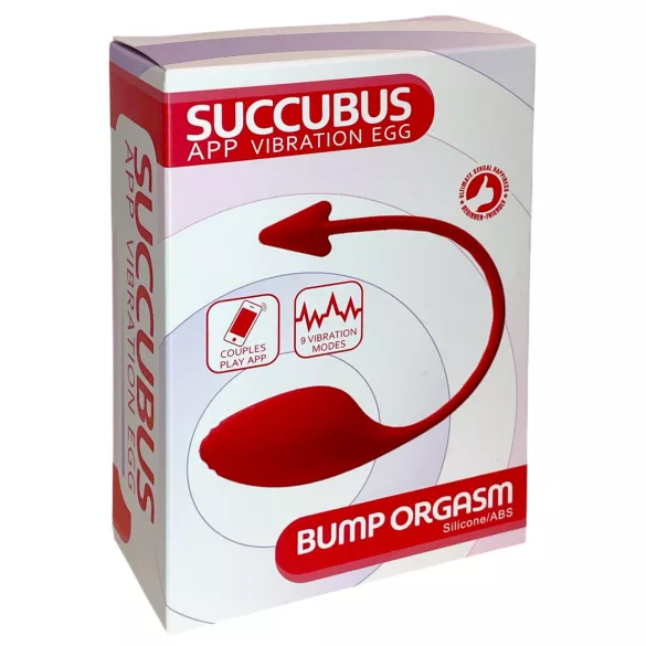 Funny Me - έξυπνο δονητικό αυγό με διχαλωτή άκρη - κόκκινο