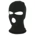 Balaclava - μάσκα προσομοίωσης πίπας 3 οπές - πλεκτή μαύρη