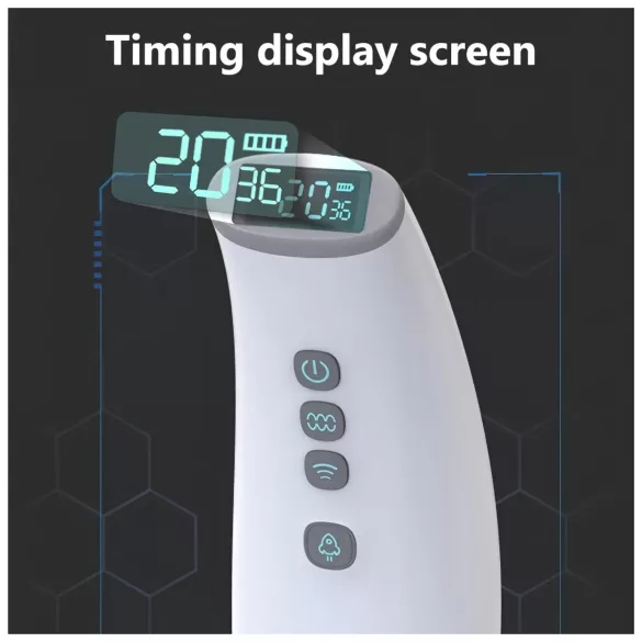 Lonely - ανδρικό masturbator με αναρρόφηση, θέρμανση & ήχο - λευκό