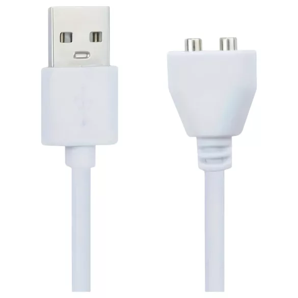 Pleasure Charge Loveline - μαγνητικό καλώδιο φόρτισης USB (λευκό)