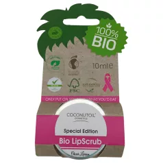   Coconutoil - βιολογικό scrub χειλιών - φυσικό λάδι καρύδας 10ml