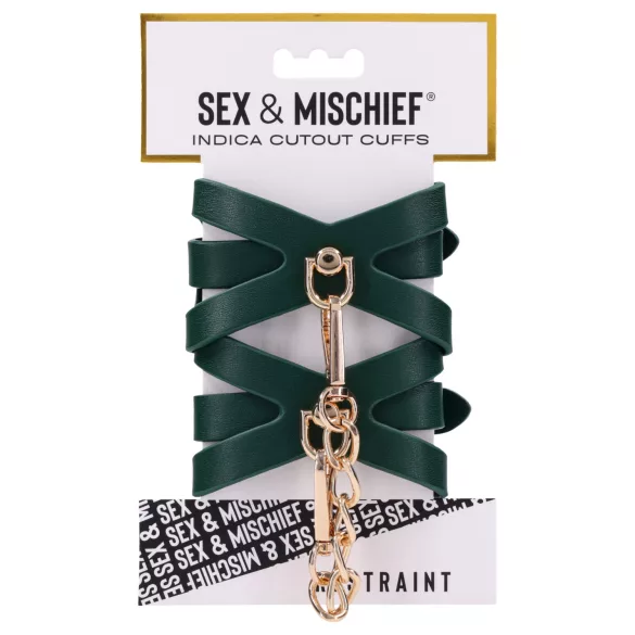 Sportsheets - χειροπέδες - πράσινο