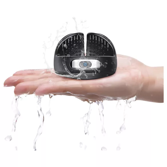 AlvUp - δαχτυλίδι πέους με δόνηση - σιλικόνη - μαύρο