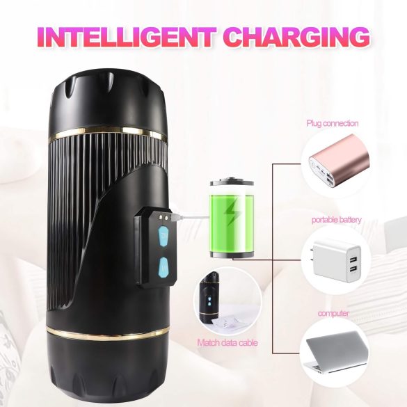 Lonely - στόμα και σιλικονούχος κόλπος (φυσικό-μαύρο)