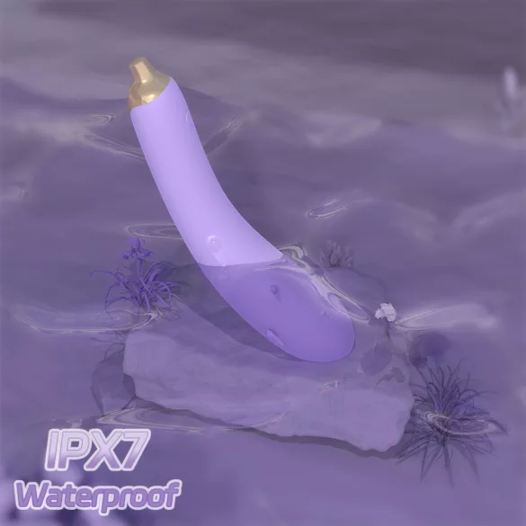 Sex HD - δονητής σε σχήμα μελιτζάνας - μοβ - για γυναίκα