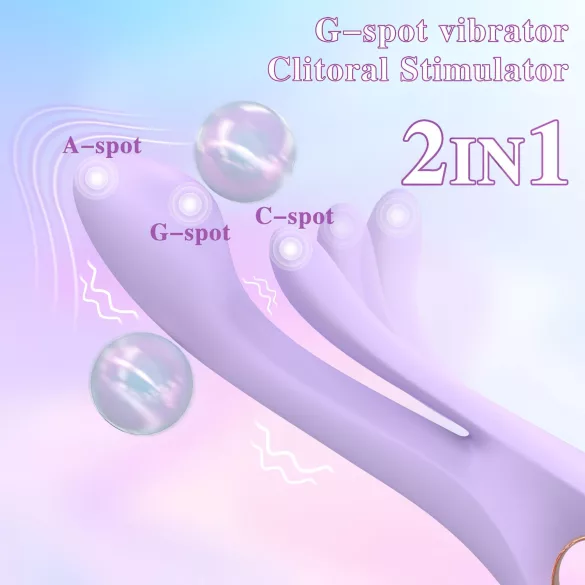 Sex HD Kaethe - δονητής με βραχίονα για κλειτορίδα - μωβ