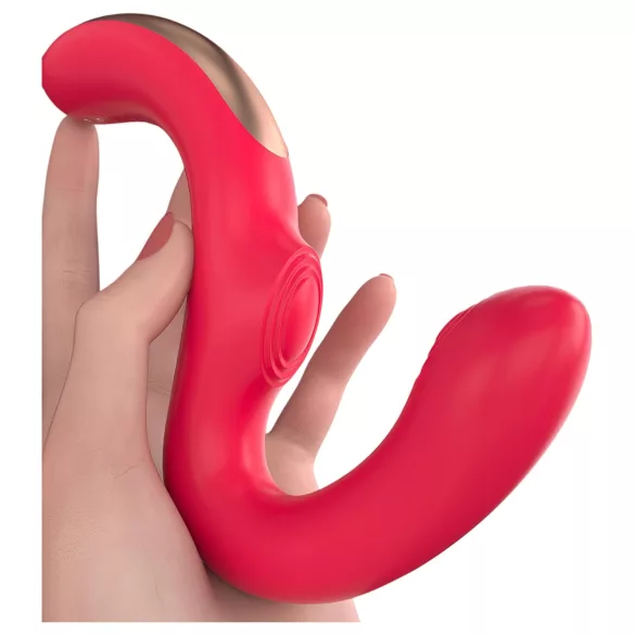 SEX HD Genie - δονητής σημείου G & κλειτορίδας - κόκκινο