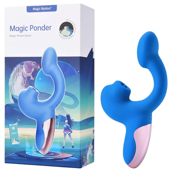 Magic Motion Magic Ponder - Δονητής κλειτορίδας & σημείου G 2σε1 - μπλε