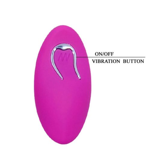 Pretty Love Berger - rechargeable, radio controlled, vibrating egg (pink)