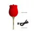 Pretty Love Rose Lover - δονητής κλειτορίδας με γλώσσα 2 σε 1 - κόκκινο