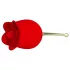 Pretty Love Rose Lover - δονητής κλειτορίδας με γλώσσα 2 σε 1 - κόκκινο