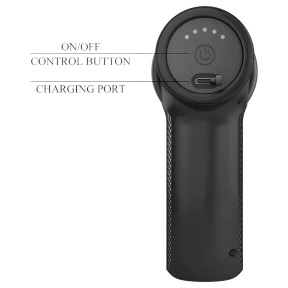 Pretty Love Dj Doctor - δονητής πιστόλι με ώθηση - μαύρο - γυναίκα