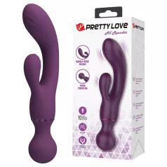   Pretty Love All Rounder - δονητής σημείου G και κλειτορίδας με διπλή κεφαλή (μωβ)