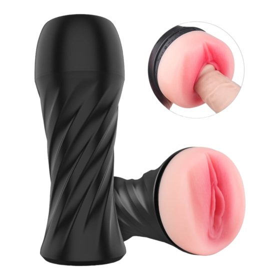 Sex HD Marcus - lifelike fake pussy case (black-natural)