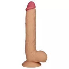   Lovetoy - ομοίωμα πέους με βεντούζα - 25εκ - ρεαλιστικό, φυσικό χρώμα