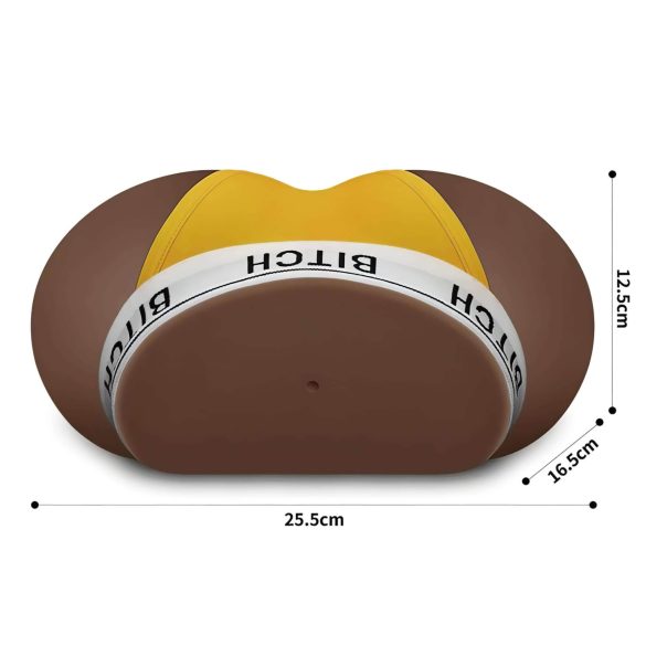 Lovetoy Streetgirl's 12 - τεχνητός κόλπος τορσό - tanga - σκούρο φυσικό χρώμα