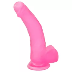   Lovetoy - δονητής με βεντούζα - 20cm - ροζ