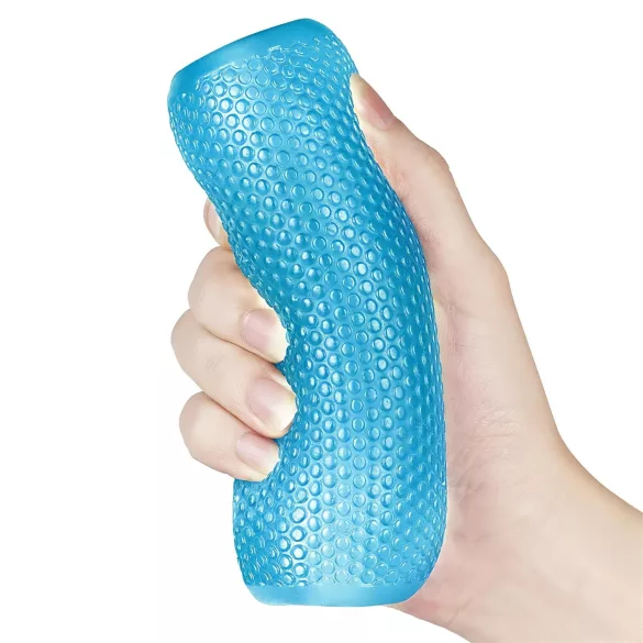 Lovetoy Training Master - διπλής όψεως ριγέ ανδρικό αυνανιστήρι (μπλε)