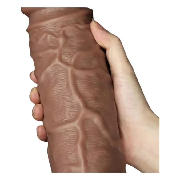 Lovetoy Chubby - ρεαλιστικό δονητή με βεντούζα - 25cm φυσικό