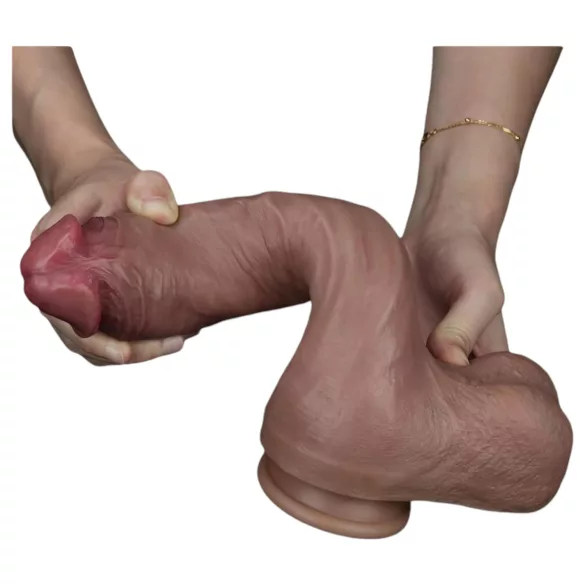 Lovetoy Nature Cock - ρεαλιστικό δίστοιχο ομοίωμα πέους - 26cm φυσικό