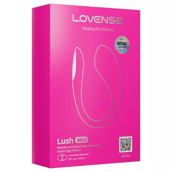 Lovense - Δονητικό αυγό bluetooth - ισχυρή δόνηση - ροζ