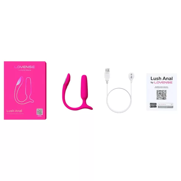 Lovense - πρωκτικό δονούμενο αυγό - bluetooth - ροζ