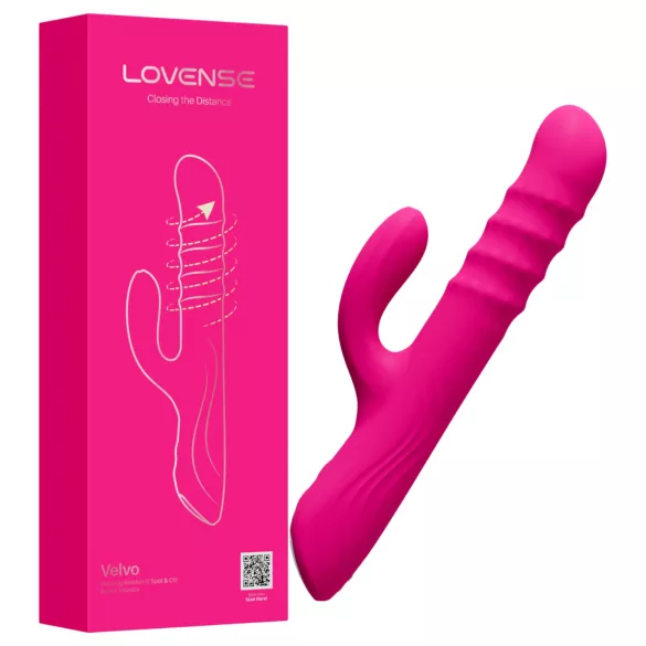 Lovense Velvo - Δονητής με μπίλιες με έλεγχο μέσω εφαρμογής (ροζ)