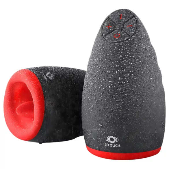 OTOUCH Chiven 2 - ανδρικό στόμα masturbator με δόνηση - επαναφορτιζόμενο μαύρο