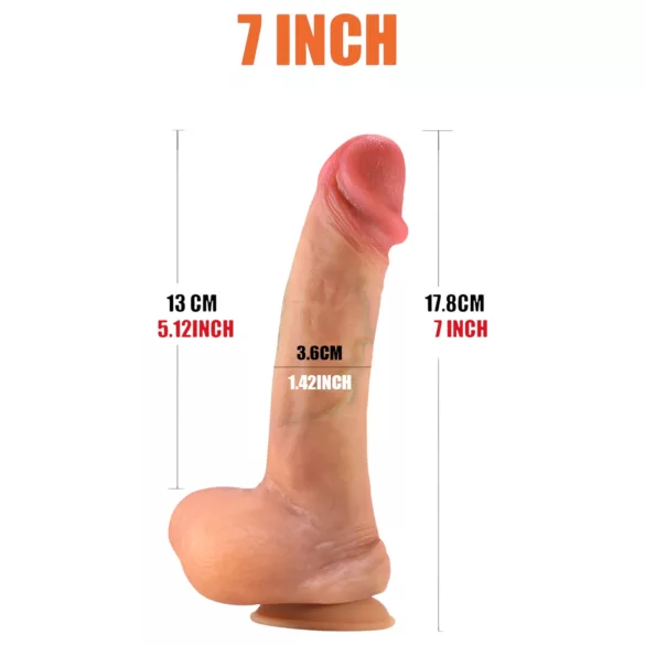 FeelSkin - ρεαλιστικό ομοίωμα πέους - φυσικό χρώμα 17,8cm