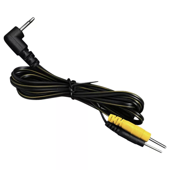 DG-LAB - καλώδιο ηλεκτροδίου από βύσμα jack 2,5 mm σε ακίδες 2 mm (μαύρο)
