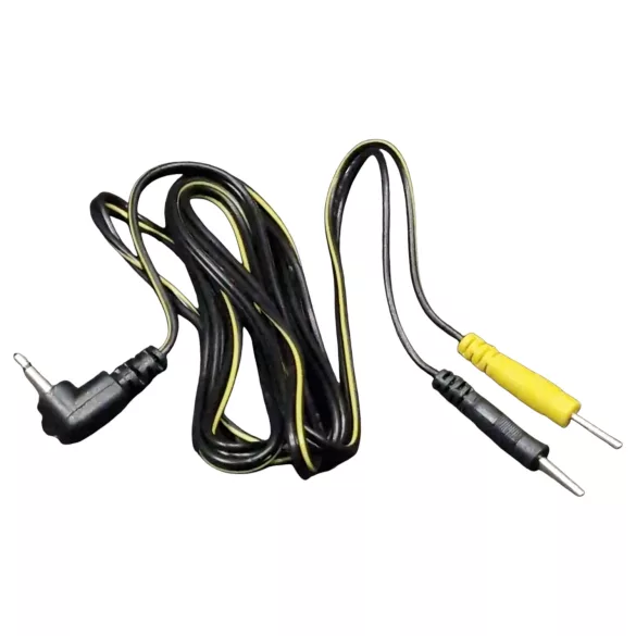 DG-LAB - καλώδιο ηλεκτροδίου από βύσμα jack 2,5 mm σε ακίδες 2 mm (μαύρο)