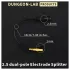 DG-LAB - διανομέας ηλεκτροδίων από υποδοχή 2,5 mm σε 2 mm (μαύρο)