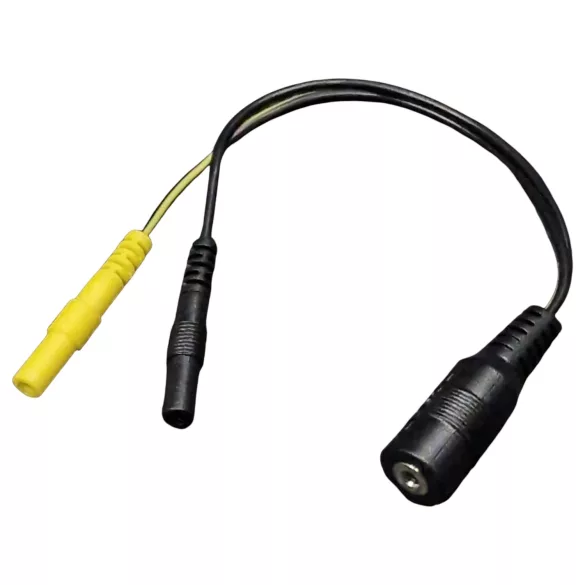 DG-LAB - διανομέας ηλεκτροδίων από υποδοχή 2,5 mm σε 2 mm (μαύρο)