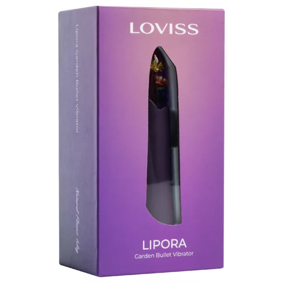 LOVISS Flower - μίνι δονητής ράβδου (μοβ)