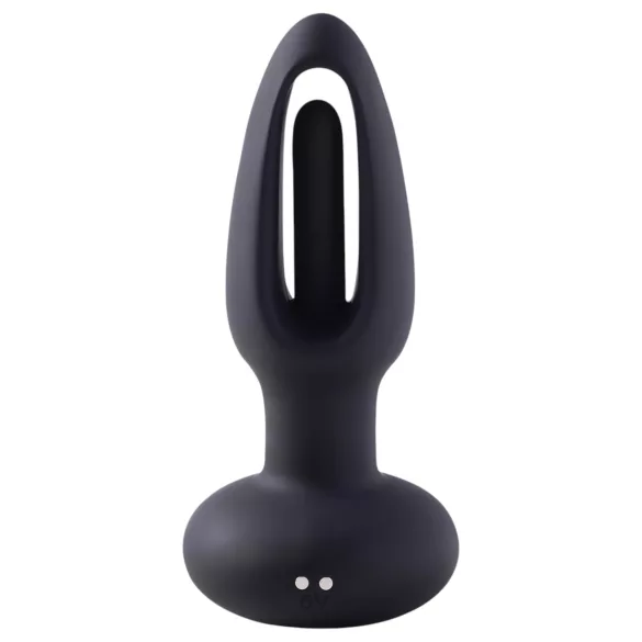 Honey Play Box Snuggy - δονητής πρωκτού με γλώσσα - σιλικόνη μαύρος