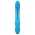 Honey Play Box - δονητής strap-on με γλώσσα, Bluetooth - σιλικόνη μπλε