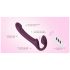 Honey Play Box Bliss - δονητής strap-on με περιστρεφόμενες χάντρες - μωβ