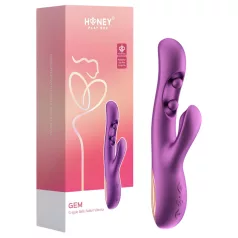   Honey Play Box Gem - έξυπνο δονητής σημείου G και κλειτορίδας με χάντρες - μοβ